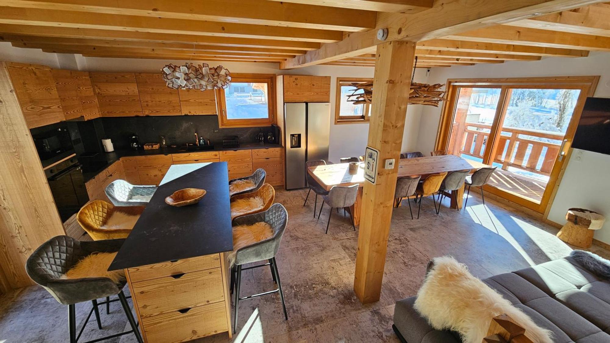 Demi-Chalet Vadel La Panthiaz 15 Pers 5 Chambres La Chapelle-d'Abondance Exterior photo